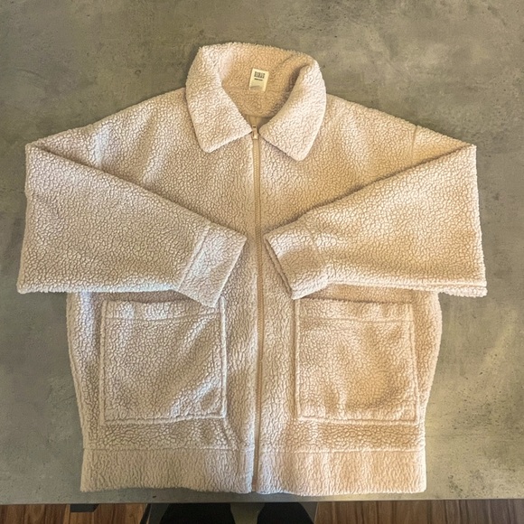PINK Victoria's Secret Jackets & Blazers - Victoria secret PINK teddy jacket LARGE!!!